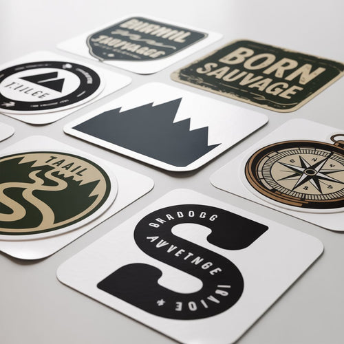 Stickers SAUVAGE Collection | 8 Designs Outdoor Adventure